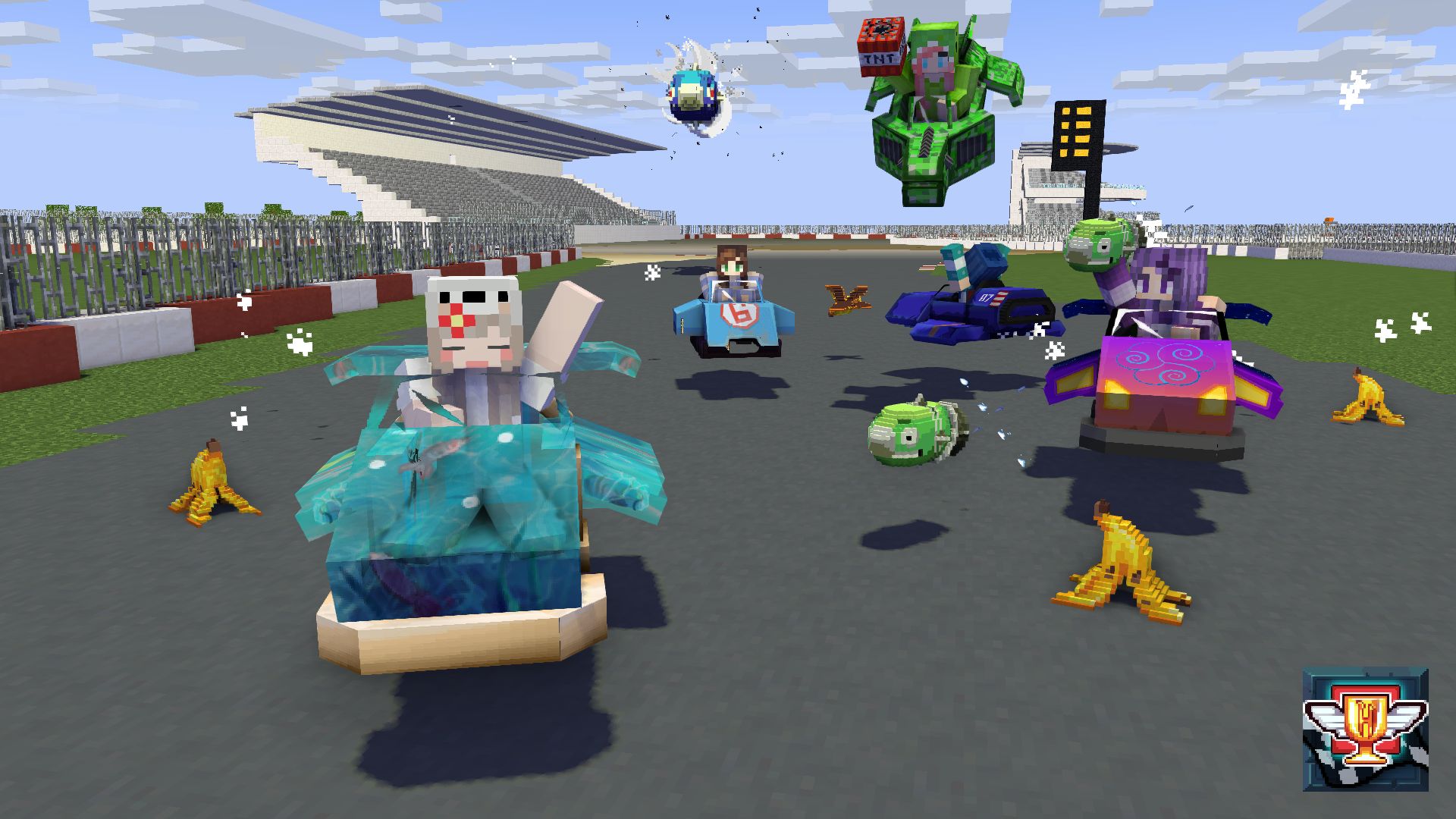 Wallpaper] Turbo Kart Racers | Hypixel - Minecraft Server and Maps