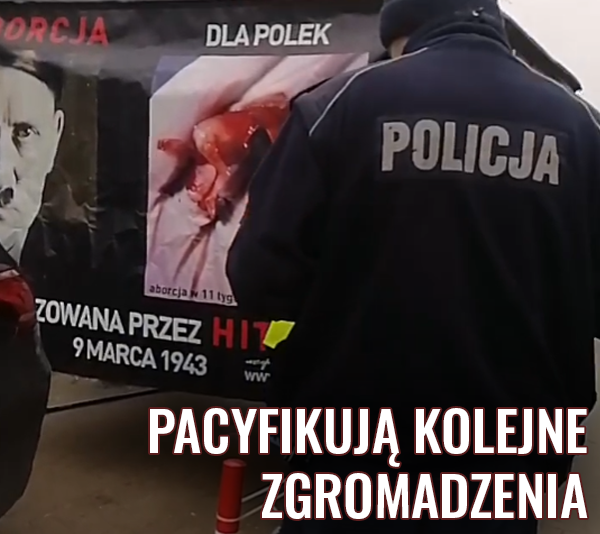 Policja pacyfikuje kolejną akcję [foto]