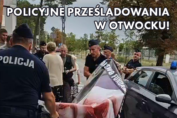 Policja rozbija akcję [foto]